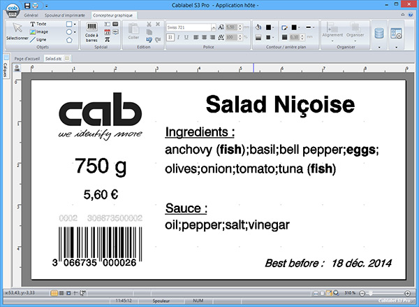 cablabel S3 Screenshot cablabel S3 Screenshot